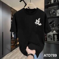HOT Áo phông nam form rộng tay ngắn ATD789 Miucho Iconic cotton cổ tròn in artwork