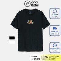 HOT Áo Thun Cotton in Care & Share màu sắc - Trắng/ Đen - thương hiệu Coolmate