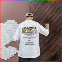 HOT- Áo Thun Tay Lỡ Form Rộng Nam Nữ VEGETA EYES - siêu sốc