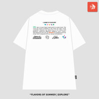 HOT Áo Thun Unisex Undo Explore Màu Trắng 100% Standard Cotton - Flavors of Summer Collection
