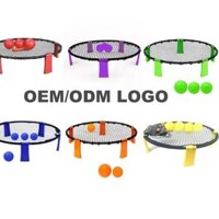 Hot Bán Snap Ball Bouncy Game Phù Hợp Với Tùy Chỉnh Ngoài Trời Gấp Bóng Chuyền Bãi Biển Lưới Hỗ Trợ