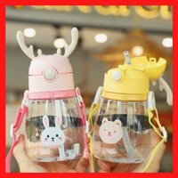 [HOT] Bình Nhựa Uống Nước Trẻ Em Dễ Thương 400ml