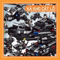[hot] Bộ đồ chơi lắp ráp lego swat tàu chiến , lego trực trăng 784 cho bé quá rẻ