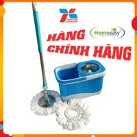 [HOT] Bộ Lau Nhà Xoay 360 Độ Homeasy cao cấp, Cây Lau Nhà 360, Thùng CÓ BÁNH XE