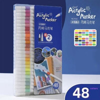 [Hot] Bộ màu bút vẽ Acrylic Marker Hàng chuẩn