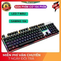 HOT- CHÍNH HÃNG Bàn phím cơ Metoo Zero Fullsize 104 phím nhiều chế độ -DC2311