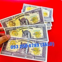[HÓT] Combo 100 Tờ Tiền Lưu Niệm 1 Triệu Đô Mỹ - USD Mạ Vàng Hình Rồng , Có Bảo An Siêu Cấp - Quà Tặng, Lì Xì