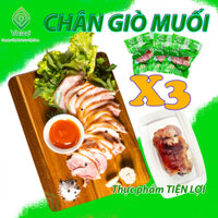 [HOT] COMBO 3 TÚI CHÂN GIÒ MUỐI - Thơm ngon, tiện lợi - Uy tín, chất lượng - V9 Food - 1 túi 300g