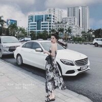 (HOT)  Đầm Maxi Lụa Loang , Váy 2 Dây loang