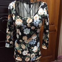 [HOT] Đầm ôm in hoa f21