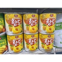 HOT Đào vàng đóng hộp Dongwon Hàn Quốc 820gr