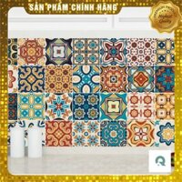 🔥Hot Deal🔥 15 Mẫu Decal Gạch Bông Dán Tường - Set 30 ô 20x20cm - KT 100x120cm CV-109