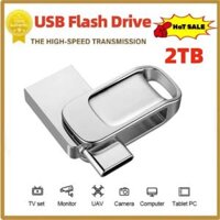 【Hot deal】 2-in-1 USB 3.0 Flash Drive OTG 2TB 1TB Type C USB Pendrive External Mini Memory For Compatible Smartphone/pc