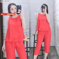 🔥HOT DEAL🔥 ĐỒ BỘ QUẦN LƯỞNG ÁO SÁT NÁCH VẢI XÔ ĐŨI MẶC SIÊU MÁT. - Aokhoac