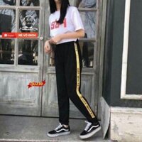 🔥HOT DEAL🔥 ✌🏻Quần Jogger Nữ 2 Kẻ Sọc - Quần Thể Thao Nữ Phối Sọc - Quần Tập Gym - Aokhoac