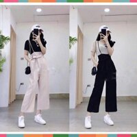 Hot ( ĐỒ NỮ ĐẸP ) SET ĐỒ BỘ QUẦN ỐNG RỘNG ÁO THUN