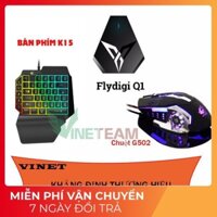 HOT- Flydigi Q1 | Bộ Kết Nối & Combo Chuột R8,Chuột macro s800 ,Bàn Phím K15 PUBG Mobile