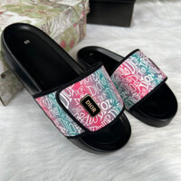 [Hot-Freeship] [ẢNH THẬT+GIÁ XƯỞNG] Dép Đì ôr nam nữ, quai vải lót da đế PU chống trượt -Thiết kế Quai khoá nhám đẳng cấ