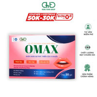 [hot] GEL GIẢM NHIỆT MIỆNG, GIẢM LOÉT MIỆNG OMAX HƯNG THỊNH, GIẢM ĐAU RĂNG, VIÊM NHA CHU- HỘP 20 GÓI