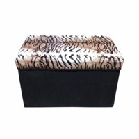 [HOT] Ghế hộp đựng đồ nắp da hình chữ nhật – 50x30x30cm TI844