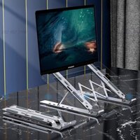 [HOT] Giá Đỡ Laptop Nhôm Chống Mỏi Cổ có thể gấp gọn điều chỉnh độ cao, tặng kèm túi đựng