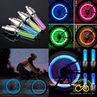 [HOT GIÁ RẺ] BỘ 2 ĐÈN LED GẮN CHÂN VAN XE ĐẠP, XE MÁY, Ô TÔ NHIỀU MÀU