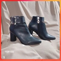 [Hot] Giày boot bốt nữ cổ thấp 7 phân rosata ro225