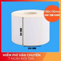 HOT- Giấy in mã vạch nhãn tem khổ 100x150 mm -dc3914