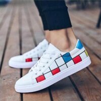Hot Giày Sneaker Nam Hàn Quốc Kiểu Sọc Caro Mới 2019  ¹ $ * ࿋ོ༙ ` / . (+*+)