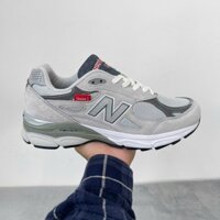 [HOT] giày thể thao NEWBALANCE 990v3  GREY VERSION ,giày NB xám hàng chuẩn BEST fullbook +pk