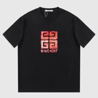 HOT- Givenchy Phiên Bản Cao Cấp GVC2024SS4G In Logo Chữ Áo Thun Ngắn Tay Dành Cho Nam Và Nữ