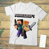 🔥HOT🔥 🔥HÀNG HOT🔥 ÁO THUN MINECRAFT in theo yêu cầu