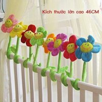 [HOT HIT] Giường Cũi Em Bé Bọc Diy Hoa Mặt Trời Giường Treo Xe Ô Tô Treo Bé Đa Năng Sang Trọng Đồ