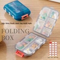 [HOT HIT] Hộp đựng thuốc, hộp đựng bao bì thuốc cầm tay, ba bữa một ngày, hộp đựng thuốc kín, hộp