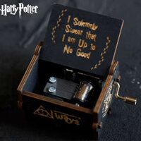 [HOT HIT] Hộp nhạc quay tay Harry Potter làm quà sinh nhật cho bạn gái, hộp nhạc lên dây bằng gỗ p