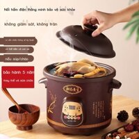 [HOT HIT] Nồi hầm điện đất sét tím, nồi sức khỏe gia đình hoàn toàn tự động, nồi nấu cháo cho bé,