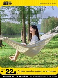 [HOT HIT] Võng xích đu ngoài trời chống lật ngoài trời cho trẻ em người lớn trong nhà vải cây treo
