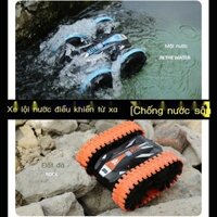 [HOT HIT] Xe lội nước đóng thế lăn xe điều khiển từ xa xe bánh xích xe tăng điều khiển từ xa xe le