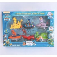 [HOT] Hộp đồ chơi chó cứu hộ 6 con đủ loại xe cho bé G26