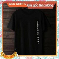 [HOT] [HOT] - [ Kèm Ảnh Thật ] Áo phông BTS JUNGKOOK nametag đẹp giá rẻ nhất [SỐC]