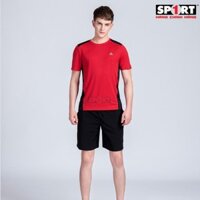 HOT Hot (Bil fom) Áo T-shirt phối lưới Đỏ đậm Nam AM TS04 ak34 : ' 2021 L : .  ' . .