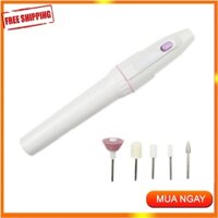 [HOT HOT] Dụng Cụ Đánh Bóng Móng Tay, Máy Làm Móng Tay, Máy Giũa Móng Tay,(TẶNG KÈM PIN)