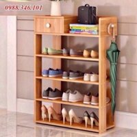 HOT HOT KỆ ĐỰNG GIÀY DÉP GỖ 5 TẦNG (GIÁ RẺ) SIÊU RẺ