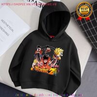 HOT HOT Loz Áo Hoodie Tay Dài In Hình anime dragon ball Thời Trang Mùa Đông Cho Bé Trai