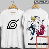 HOT- HOT - (SALE) ⚡️FREESHIP⚡️Áo Thun In 2 Mặt Hokage Đệ Tứ - Áo Thun Naruto [SALE]