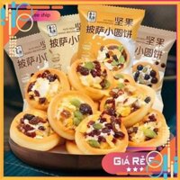[HOT  HOT] (Sẵn Hàng) Bánh Quy Pizza Mix Hạt Dinh Dưỡng Gói 500g (2Vị)