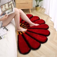 (hot hot) Thảm lót sàn, trải sàn phòng ngủ CAO CẤP thảm trải chân giường hình quạt 70cm*140cm