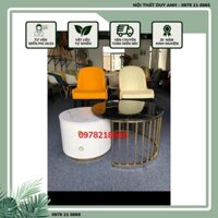 [HOT ITEM] Bàn trà sofa mặt đá tròn, khung chân lồng chim đa năng cao cấp - Giá Xưởng