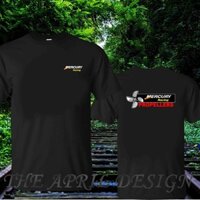 Hot Item Mercury Racing Cánh quạt Thuyền Logo Áo thun nam Tee Sz S5Xl