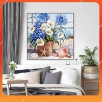 [HOT] KHUNG ẢNH VÀ TRANH TREO TƯỜNG LỌ HOA HIỆN ĐẠI 60X60 KHUNG NỔI VIP LOẠI 1 ( tặng kèm đinh treo SIÊU CHẮC)